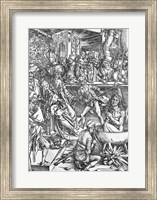 Framed Scene from the Apocalypse, The martyrdom of St. John the Evangelist