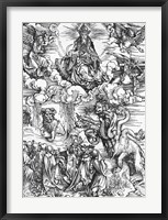 Framed Scene from the Apocalypse, The seven-headed and ten-horned dragon
