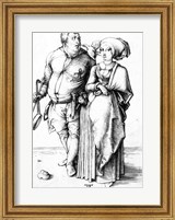 Framed Cook and his Wife