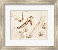 Framed Study of male hands and arms