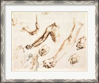 Framed Study of male hands and arms