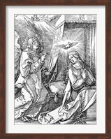 Framed Annunciation from the 'Small Passion' series, 1511