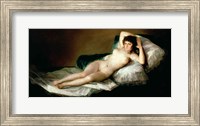 Framed Naked Maja, c.1800