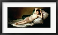 Framed Naked Maja, c.1800