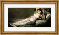 Framed Clothed Maja, c.1800