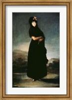 Framed Mariana Waldstein 9th Marquesa of Santa Cruz