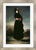Framed Mariana Waldstein 9th Marquesa of Santa Cruz