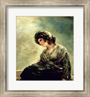 Framed Milkmaid of Bordeaux, c.1824