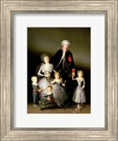 Framed Duke of Osuna and his Family, 1788