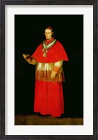 Framed Cardinal Don Luis de Bourbon