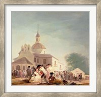 Framed Hermitage of San Isidro, Madrid, 1788