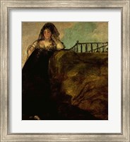 Framed Leocadia Zorilla, the Artist's Housekeeper, c.1821