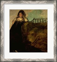 Framed Leocadia Zorilla, the Artist's Housekeeper, c.1821