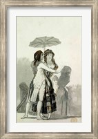 Framed Couple with a Parasol