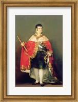 Framed Portrait of Ferdinand VII