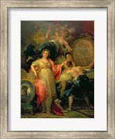 Framed Allegory of the City of Madrid, 1810