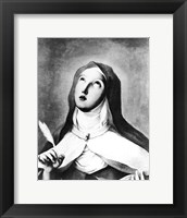 Framed St. Theresa of Avila