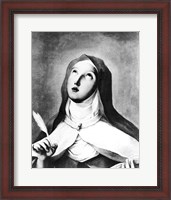 Framed St. Theresa of Avila