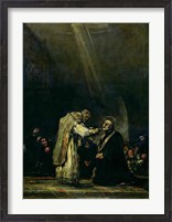 Framed Last Communion of St. Joseph Calasanz