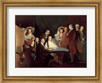 Framed Family of the Infante Don Luis de Borbon