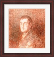 Framed Study for an equestrian portrait of the Duke of Wellington
