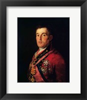 Framed Duke of Wellington