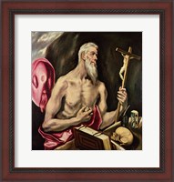 Framed St. Jerome