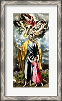 Framed St. Joseph and the Christ Child