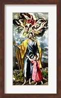 Framed St. Joseph and the Christ Child