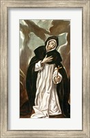 Framed St.Dominic of Guzman