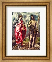 Framed St John the Evangelist and St. John the Baptist