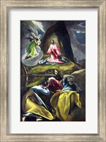 Framed Christ in the Garden of Olives