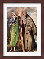 Framed SS. Andrew and Francis of Assisi