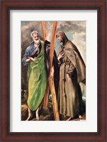 Framed SS. Andrew and Francis of Assisi