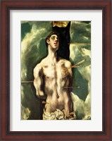 Framed St. Sebastian