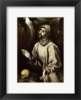 Framed St. Francis of Assisi Receiving the Stigmata