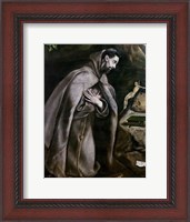 Framed St. Francis of Assisi