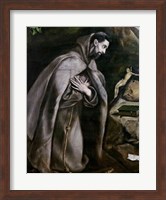 Framed St. Francis of Assisi
