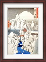 Framed View of Mount Haruna in the Snow
