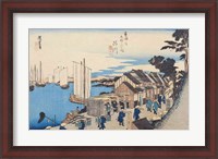 Framed Shinagawa: departure of a Daimyo