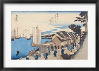 Framed Shinagawa: departure of a Daimyo