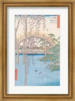 Framed Bridge with Wisteria or Kameido Tenjin Keidai