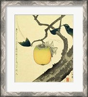 Framed Moon, Persimmon and Grasshopper, 1807