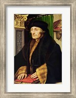 Framed Portrait of Erasmus, 1523