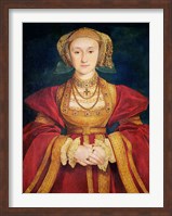 Framed Portrait of Anne of Cleves