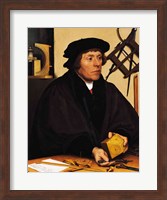 Framed Portrait of Nicholas Kratzer