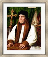 Framed Portrait of William Warham  Archbishop of Canterbury, 1527