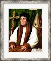 Framed Portrait of William Warham  Archbishop of Canterbury, 1527