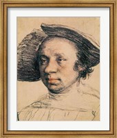 Framed Portrait of a Youth in a Broad-brimmed Hat