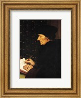 Framed Portrait of Desiderius Erasmus